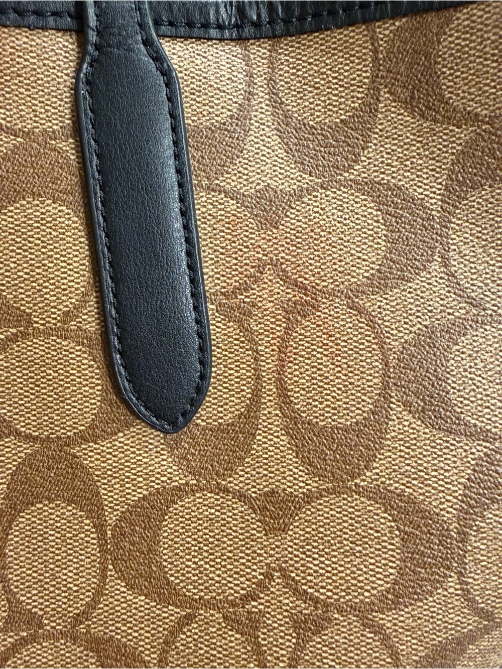 Coach City Tote in Signature Canvas with Vintage Rose Floral Print - Picture 12 of 13